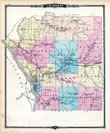 Lacrosse County Map, Wisconsin State Atlas 1878
